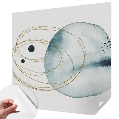 Removable wall mural wallpaper Abstract connection