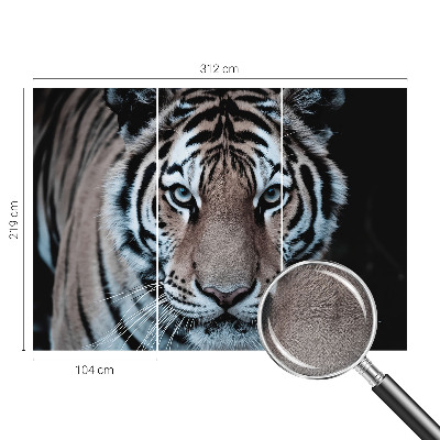 Nursery wall mural Tiger portrait