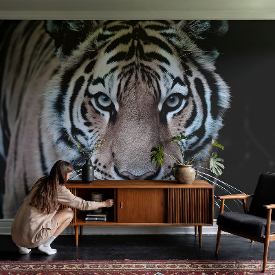 Nursery wall mural Tiger portrait