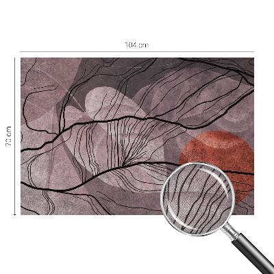 Peel and stick wall mural for kids' room Energetic abstraction