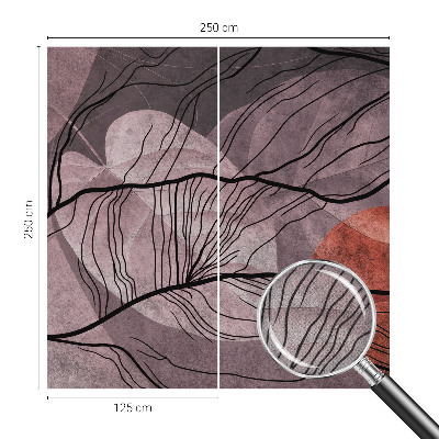 Peel and stick wall mural for kids' room Energetic abstraction