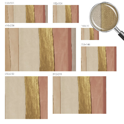 3D wall mural Wavy stripes