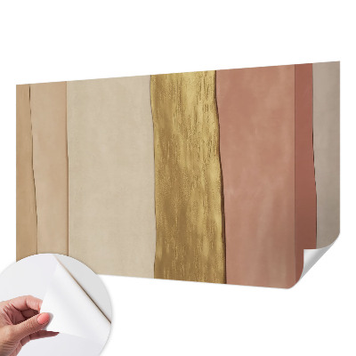 3D wall mural Wavy stripes