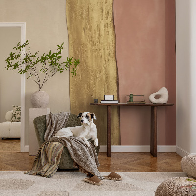 3D wall mural Wavy stripes