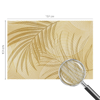 Self-adhesive wall mural with a tropical elegance motif