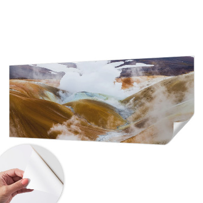 Baby room wall mural Volcanic hills
