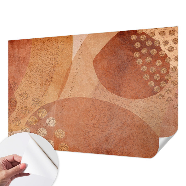 Removable wall mural Earthy compositions