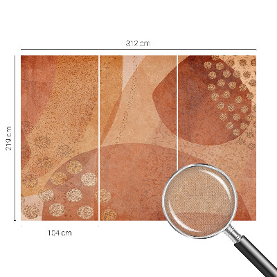 Removable wall mural Earthy compositions
