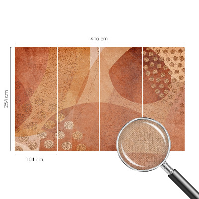 Removable wall mural Earthy compositions