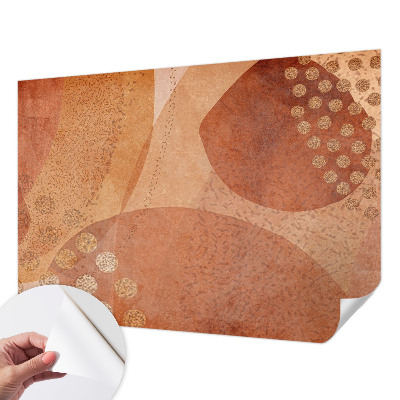 Removable wall mural Earthy compositions