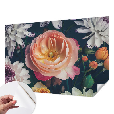 Self-adhesive photo wallpaper Floral harmony