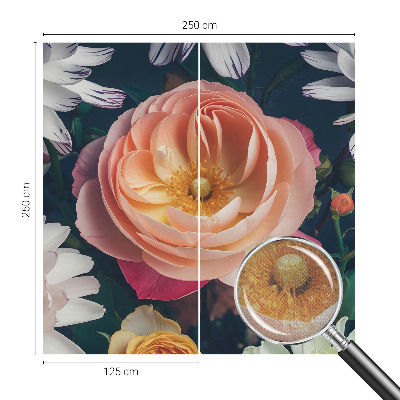Self-adhesive photo wallpaper Floral harmony
