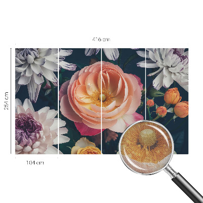 Self-adhesive photo wallpaper Floral harmony