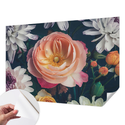 Self-adhesive photo wallpaper Floral harmony