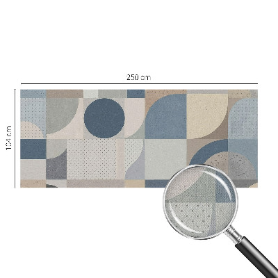 Removable wall mural wallpaper Geometric mosaic