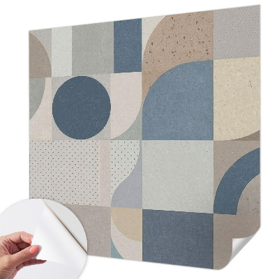 Removable wall mural wallpaper Geometric mosaic