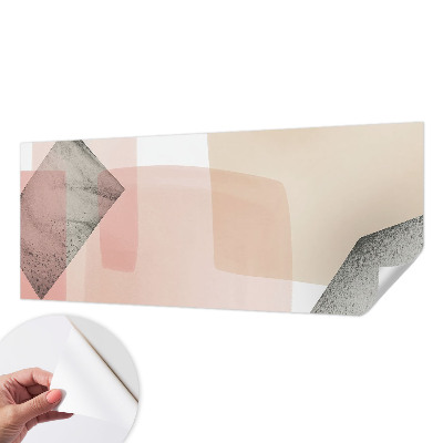 Peel and stick wall mural for kids' room with delicate figure illustrations