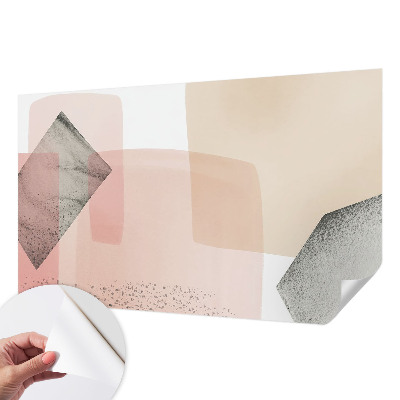 Peel and stick wall mural for kids' room Delicate figures