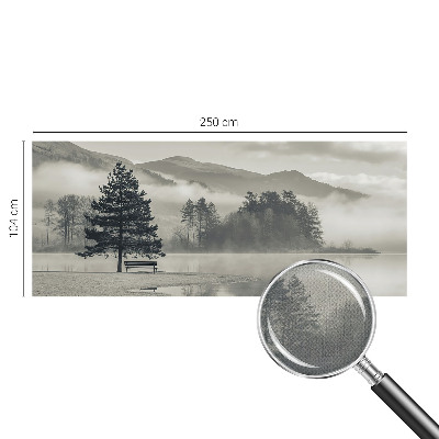 Peel and stick wall mural for bedroom with a romantic landscape design