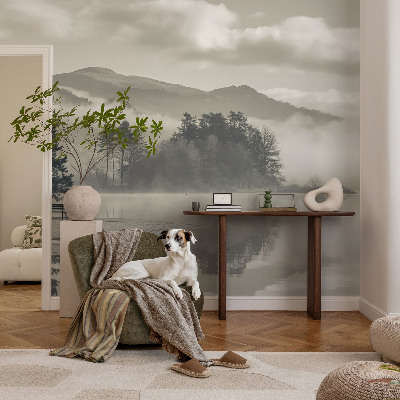 Peel and stick wall mural for bedroom Romantic landscape