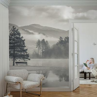 Peel and stick wall mural for bedroom Romantic landscape