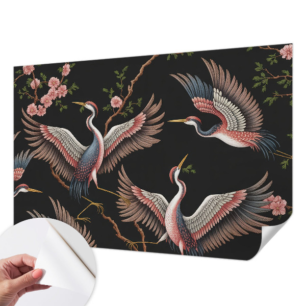Children's wall mural Floral pattern