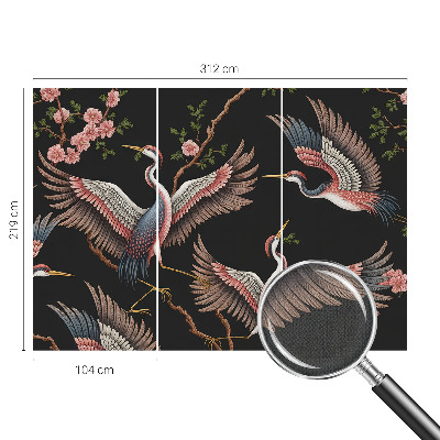 Children's wall mural Floral pattern