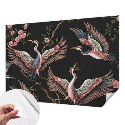 Children's wall mural Floral pattern