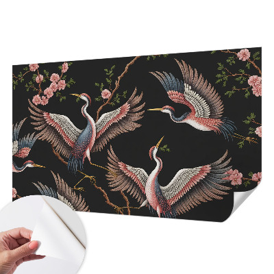 Children's wall mural Floral pattern
