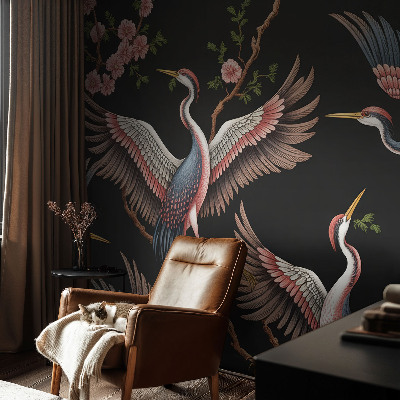 Children's wall mural Floral pattern