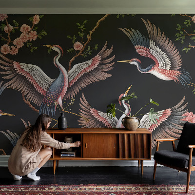 Children's wall mural Floral pattern