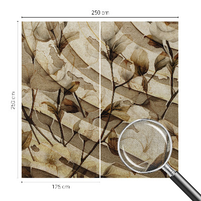 Nursery wall mural Classic flora