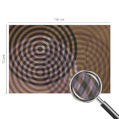 3D photo wallpaper mural Hypnotizing circles