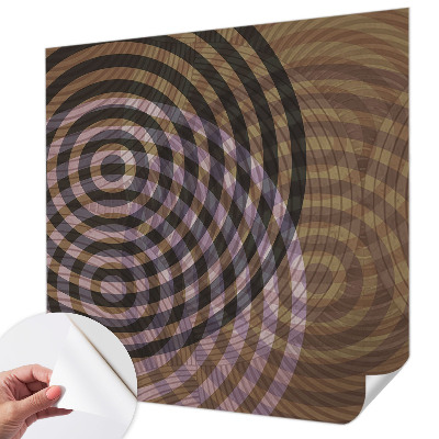 3D photo wallpaper mural Hypnotizing circles