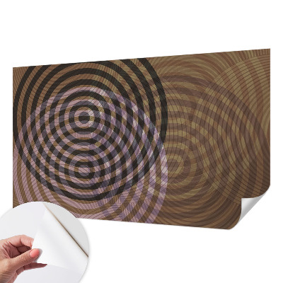 3D photo wallpaper mural Hypnotizing circles