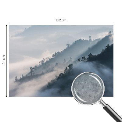 Baby room wall mural Foggy landscape