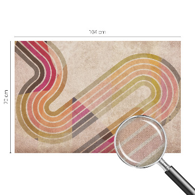 Peel and stick wall mural Geometric lines