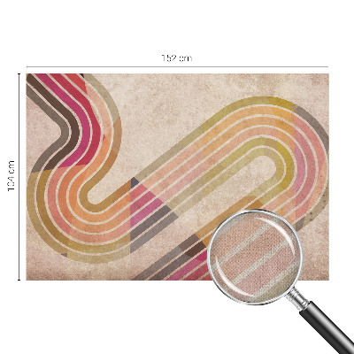 Peel and stick wall mural Geometric lines