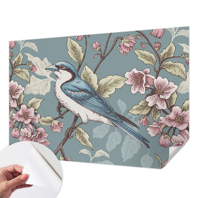 Stick-on wall mural with a Spring harmony design
