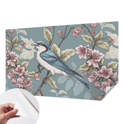 Stick-on wall mural with a Spring harmony design
