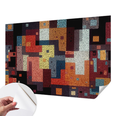 3D wall mural Colorful shapes