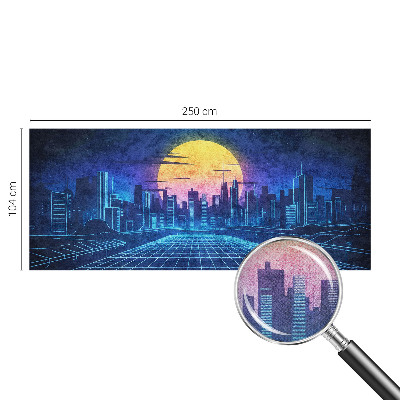 Nursery wall mural Futuristic landscape