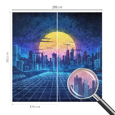 Nursery wall mural Futuristic landscape