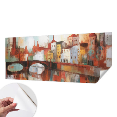 3D photo wallpaper mural City landscape