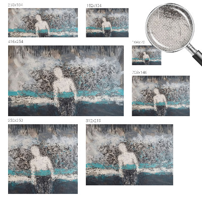 Children's wall mural Mysterious world