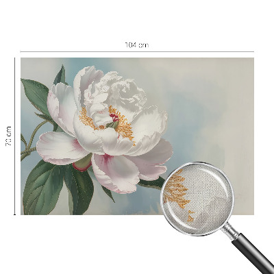 Peel and stick wall mural Beautiful peony