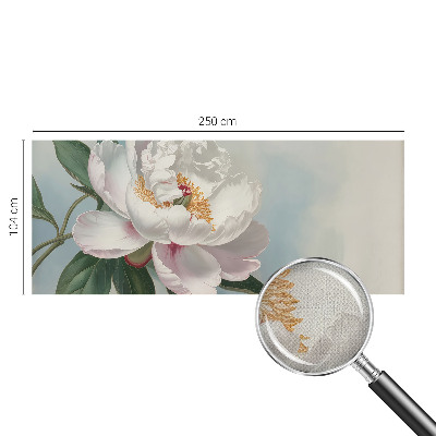 Peel and stick wall mural Beautiful peony