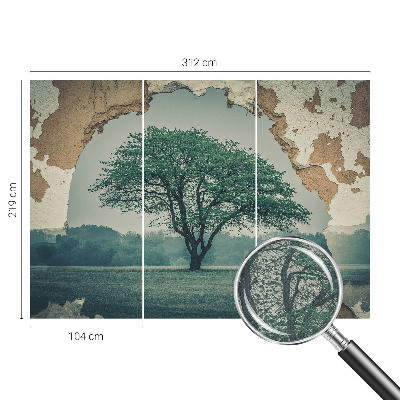 Removable wall mural A lonely tree