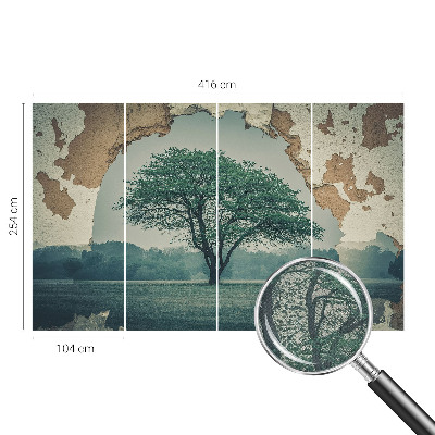 Removable wall mural A lonely tree