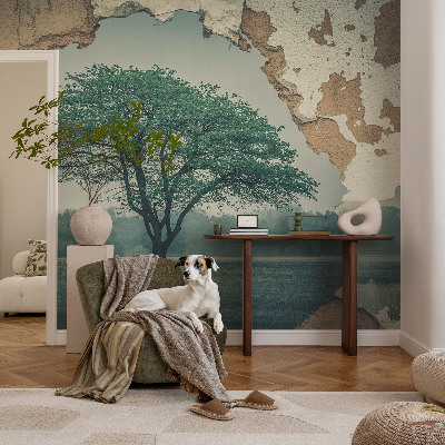 Removable wall mural A lonely tree